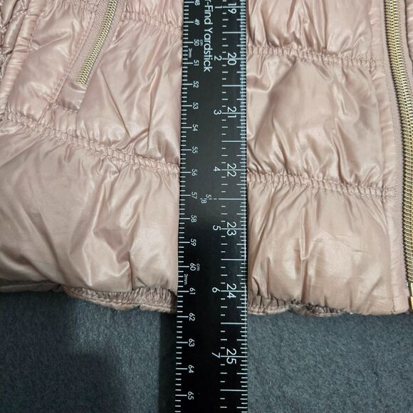 Calvin Klein Performance Women M Pink Premium Duck Down Puffer Vest Full Zip - Picture 14 of 15